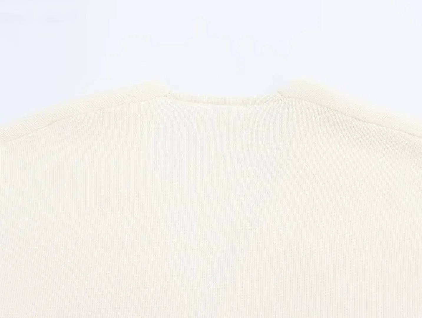 Short Sleeve Knitwear Cropped Cardigan