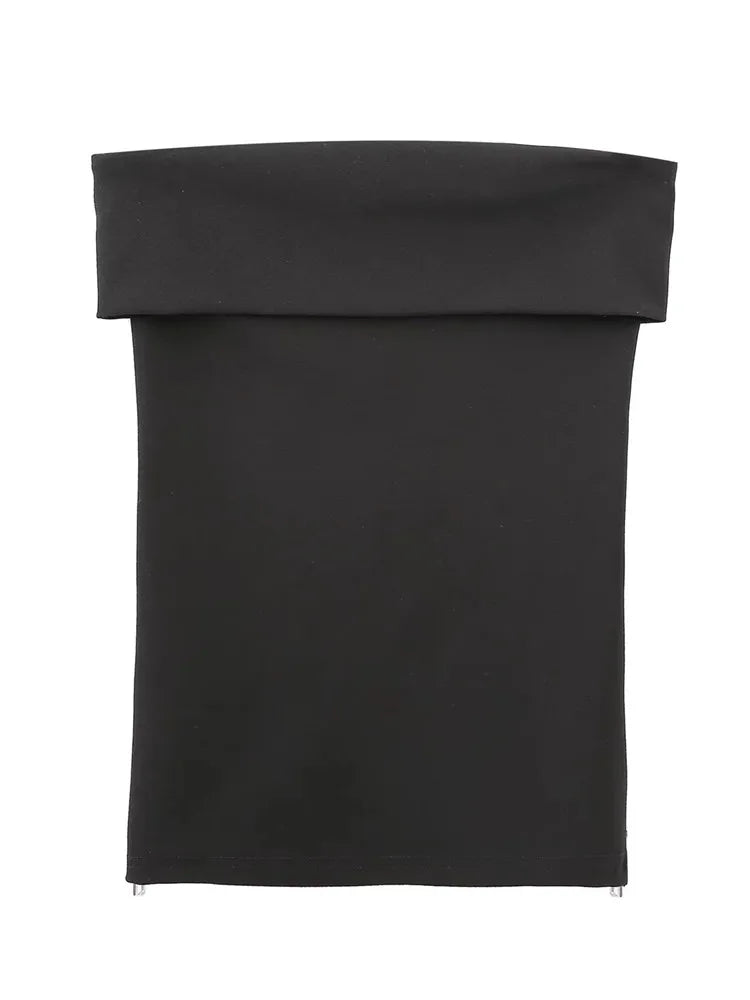 Sleeveless Bustier Tube Corset Top