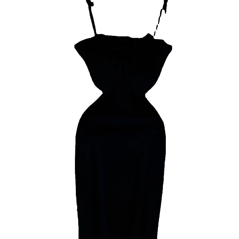 Ribbed Lace Up Ruffle Trim Mini Dress