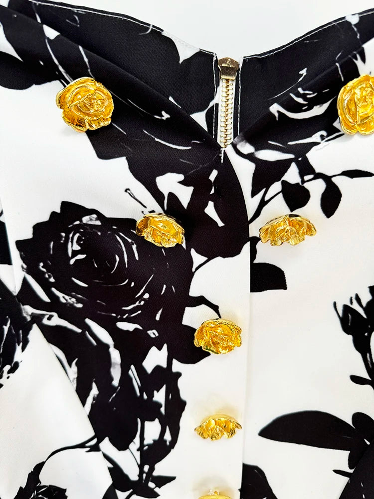 Rosé Authority Mini Skirt