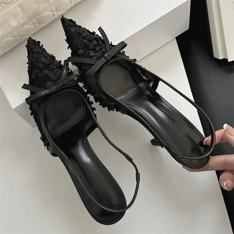 Love Letter Lace Slingbacks