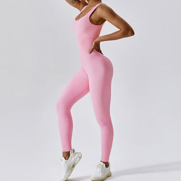Seamless One-Piece Yoga Jumpsuit