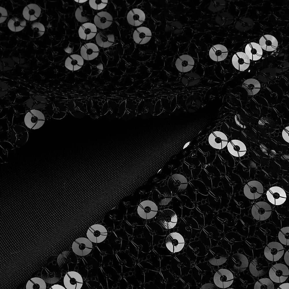 Noir Obsession Sequin Maxi Dress