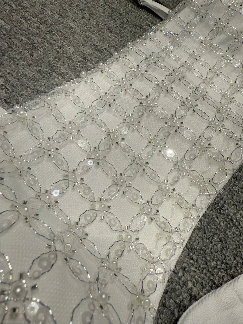 White Lotus Bandage Dress