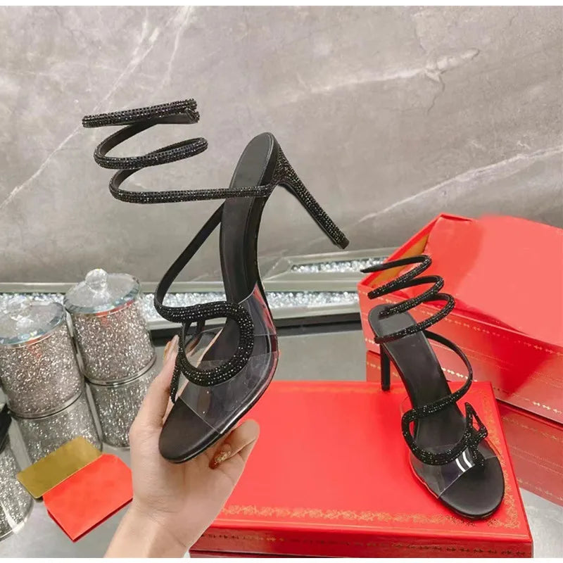 Black Magic Coil Heels