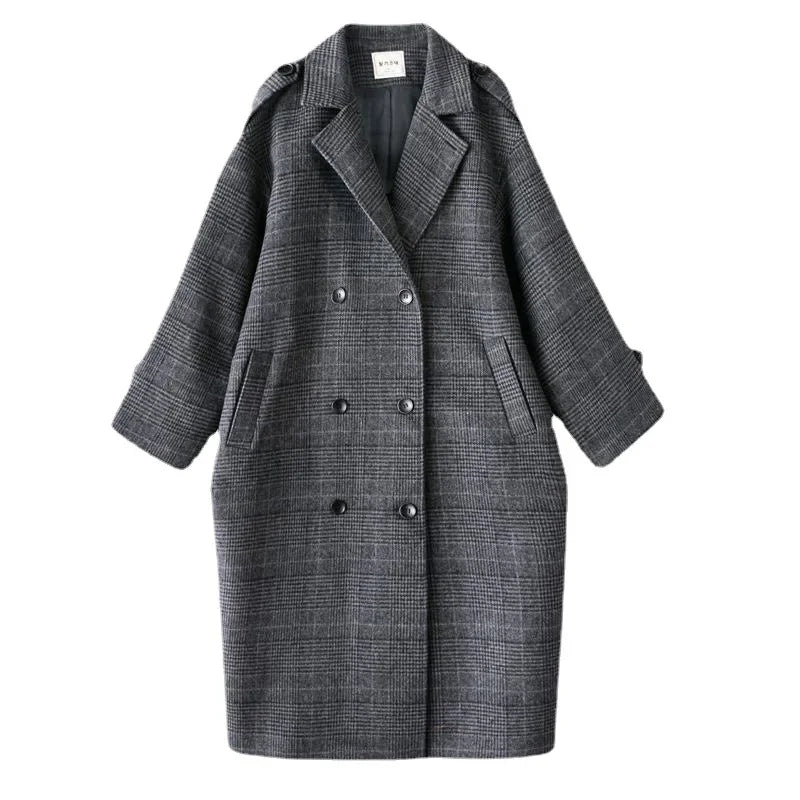 Urban Plaid Power Coat