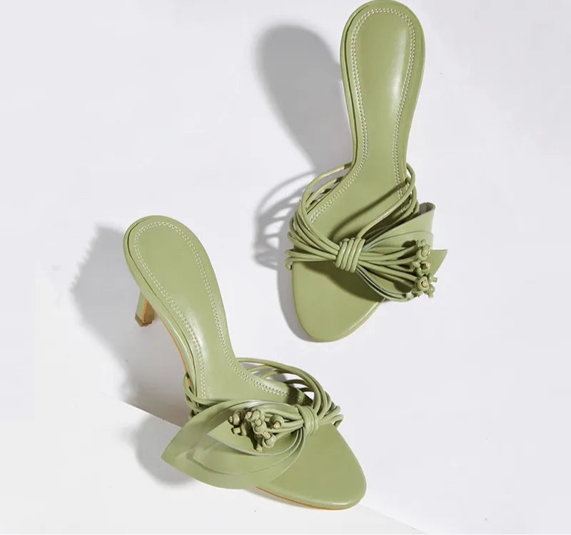 Bowknot Narrow band  High heels