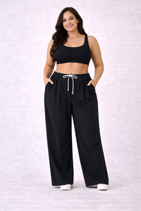 Luxe Lounge Wide-Leg Pants