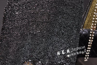 Shiny Gold Silver Knitted Tank Tops