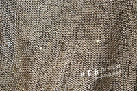 Shiny Gold Silver Knitted Tank Tops