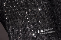 Shiny Gold Silver Knitted Tank Tops