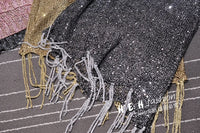 Shiny Gold Silver Knitted Tank Tops