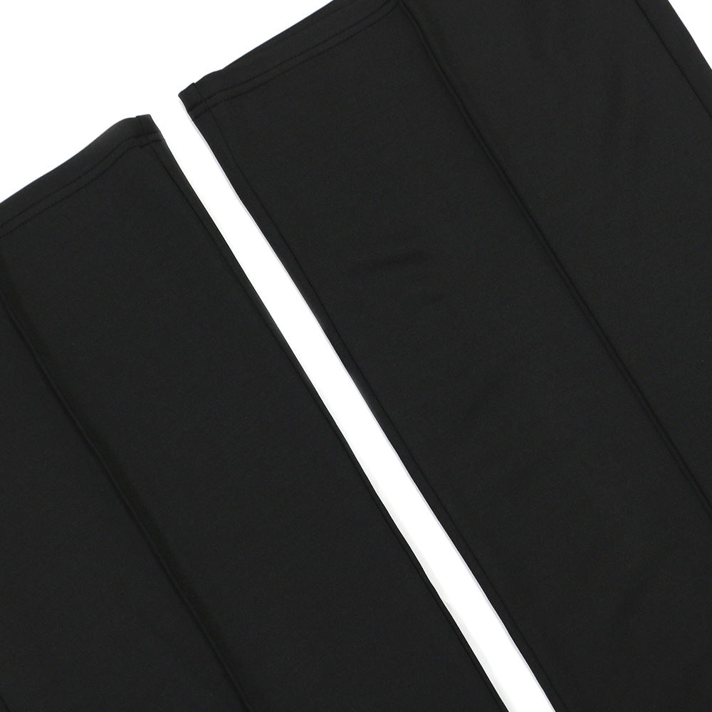 V-Neck Wide Leg  Sleeveless  Patchwork Jumpsuit