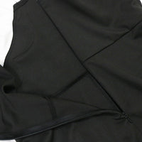 V-Neck Wide Leg  Sleeveless  Patchwork Jumpsuit