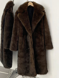 Cashmere Cloud Faux Fur Coat