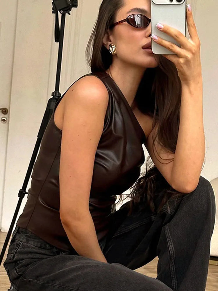 Sweet Heat Asymmetrical Top