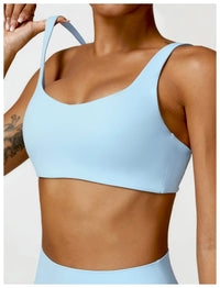Square Neck Long Sleeve Seamless Activewear Set