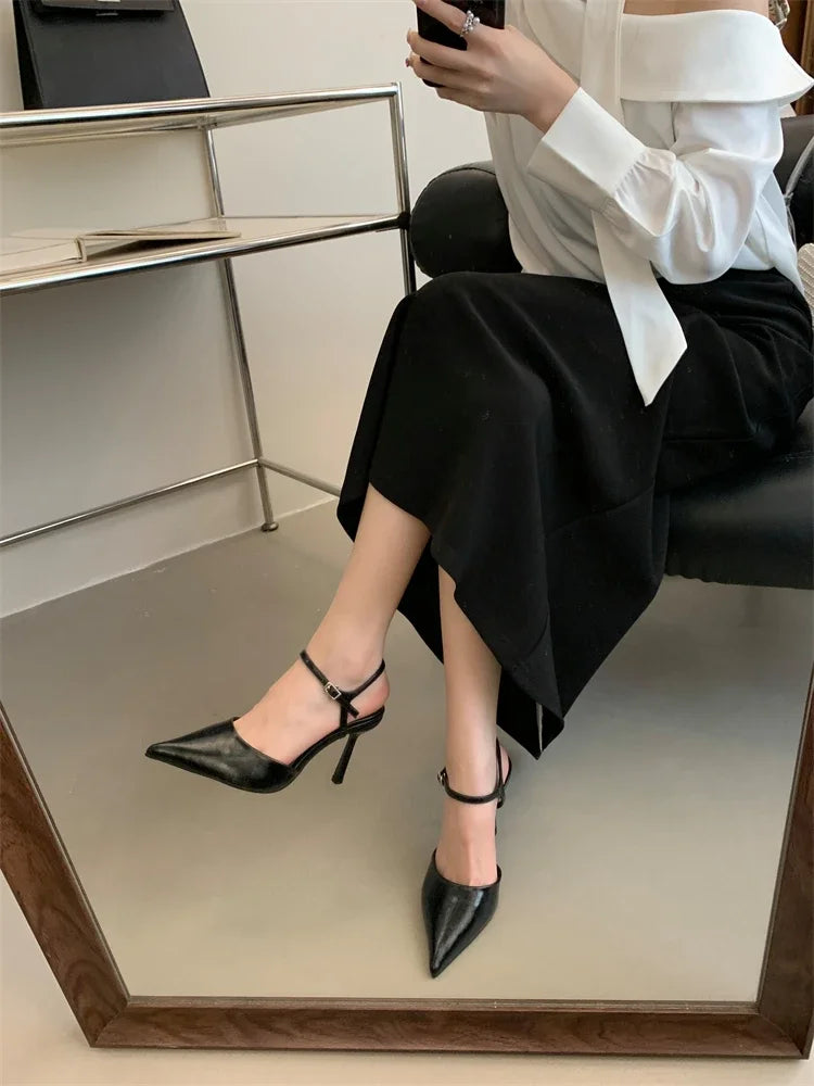 Seductive Point Sling Heels