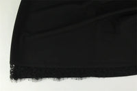 Late Night Lace Hollow Out Mini Dress