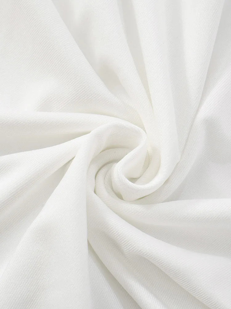 Hollow Out Deep V Neck Sexy Mini Dress