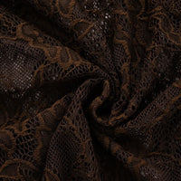 One Shoulder Lace See Through Sexy Maxi Dress