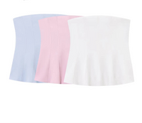 White Pink Bustier Camisole Tube Tops