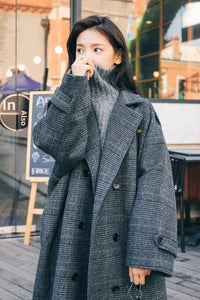 Urban Plaid Power Coat