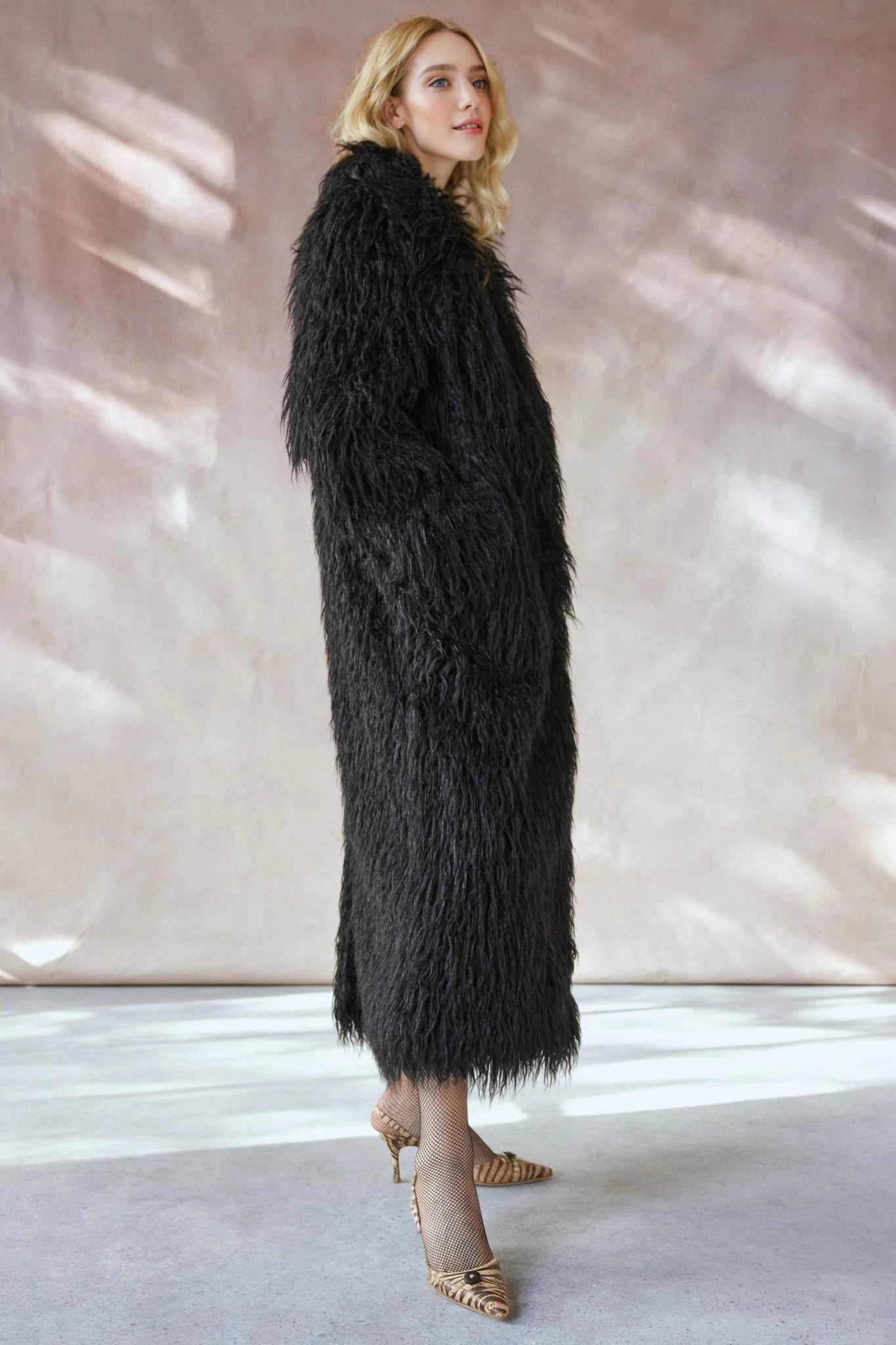 Snowfall Drama Maxi Coat