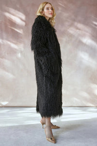 Snowfall Drama Maxi Coat