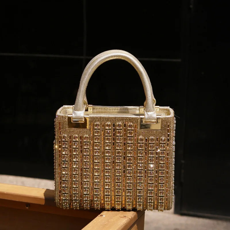 The Royale Crystal Mini Tote