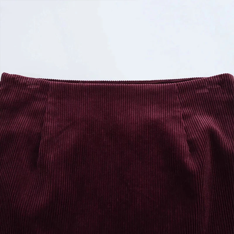 Contour Fit Corduroy Mini