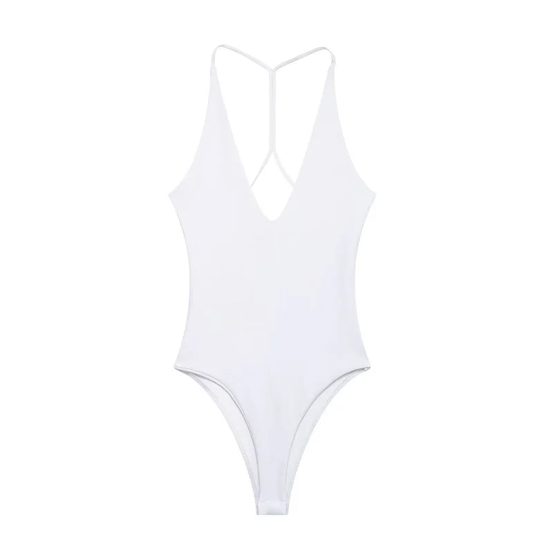 Sexy Backless Sleeveless Bodysuit