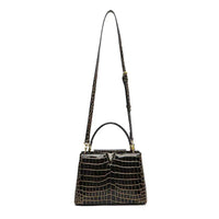 High-quality Crocodile Print Handbag