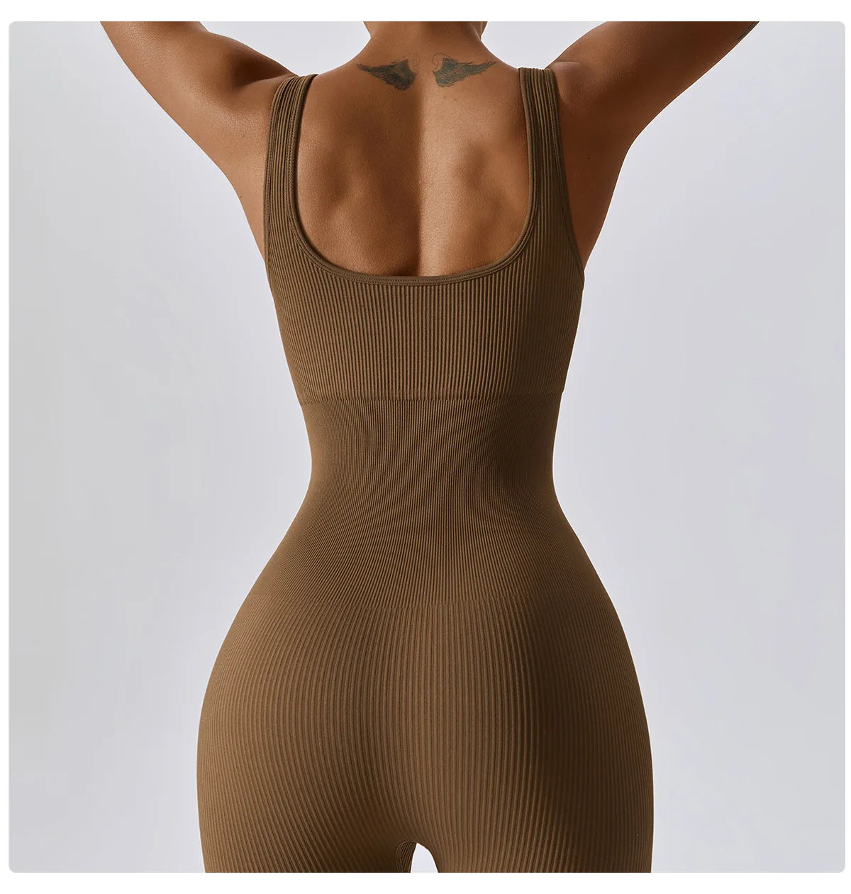 Seamless One-Piece Yoga Jumpsuit