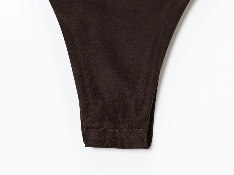 Gold Cuff Collar Sleeveless Bodysuits