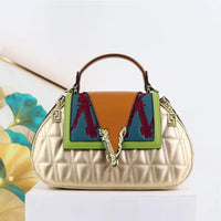 Embroidery Top Handle Designer Shell Shoulder bags