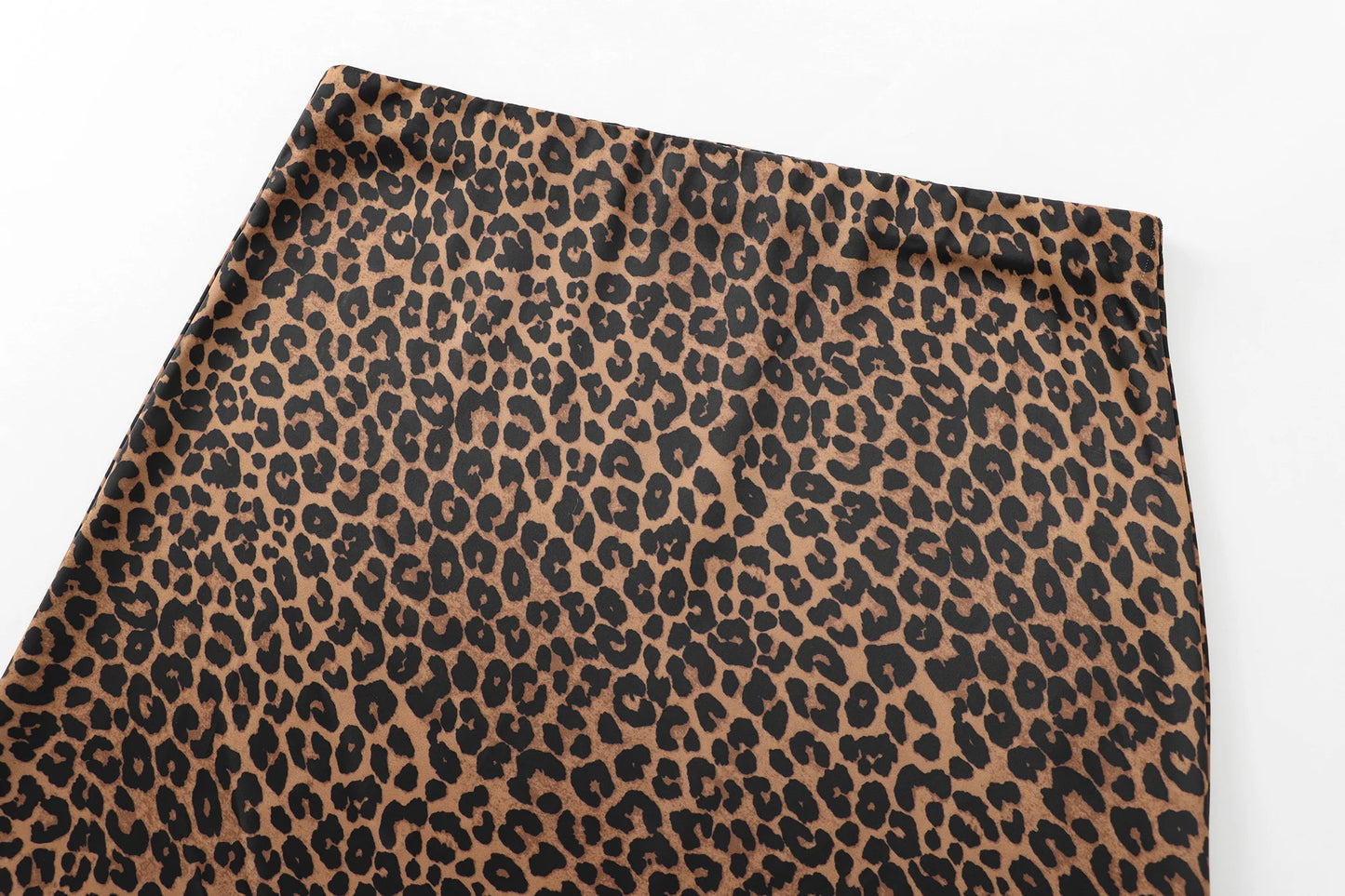Leopard Print Long Skirt