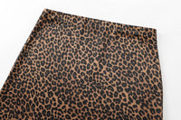 Leopard Print Long Skirt