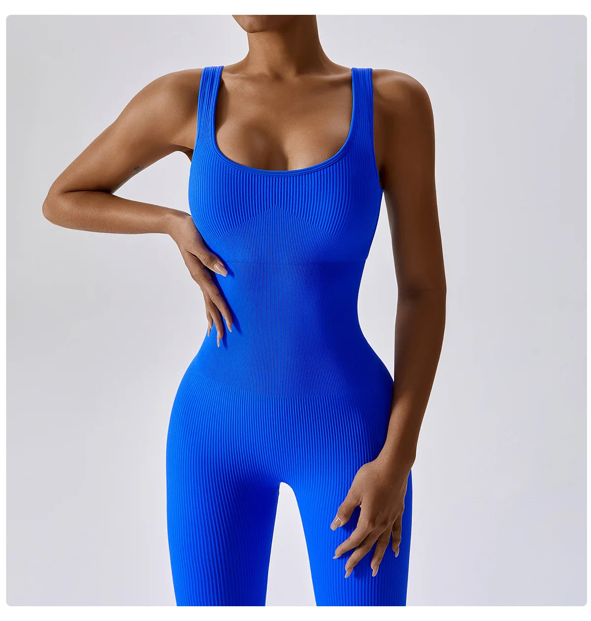 Seamless One-Piece Yoga Jumpsuit