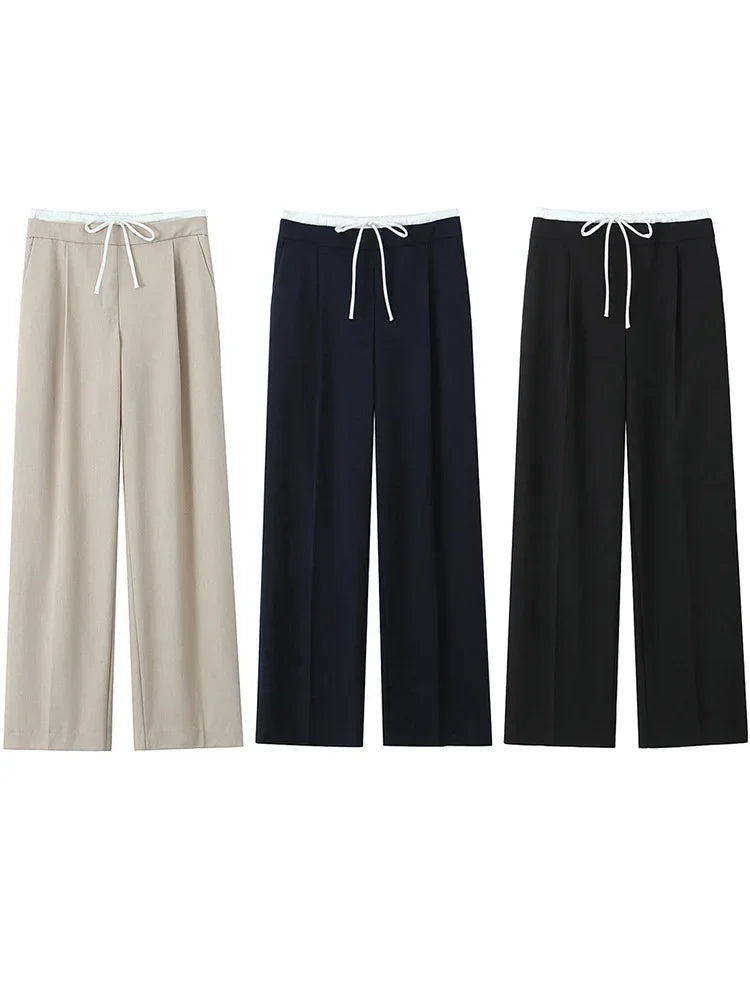 Luxe Lounge Wide-Leg Pants