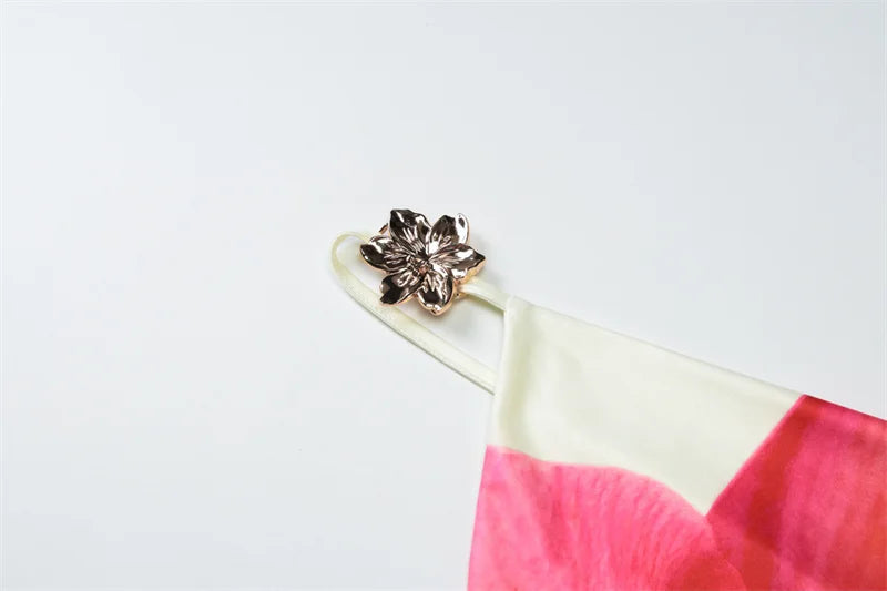 One Shoulder Backless Print Sexy Mini Dress