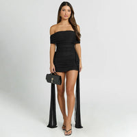 Off-shoulder Strapless Sexy Mini Dress