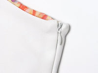 Sleeveless Print Backless Corset Top