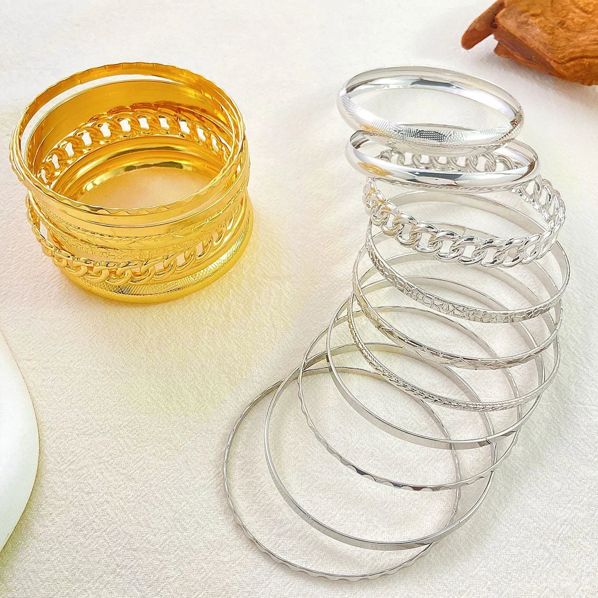 Ten Piece Set Stylish Bohemian Folk Retro Bracelet Jewelry