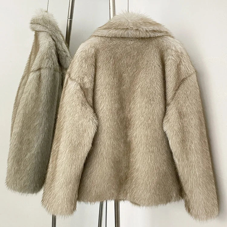 Cashmere Cloud Faux Fur Coat