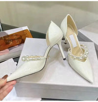 Pearl Whisper Stiletto Pumps