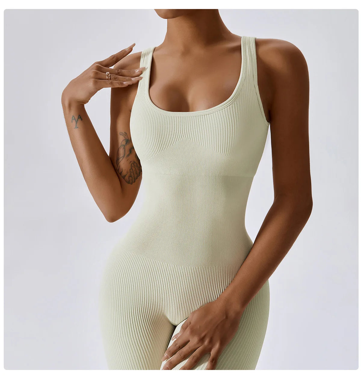 Seamless One-Piece Yoga Jumpsuit