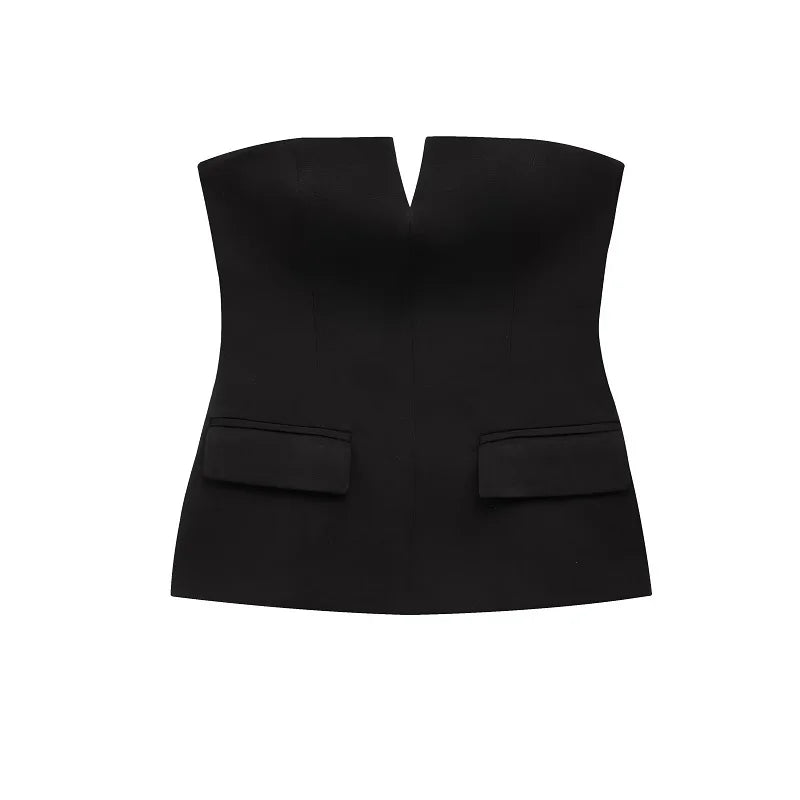 Front Pocket Tube Top