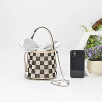 Rhinestones Diamond Evening Bucket Bag