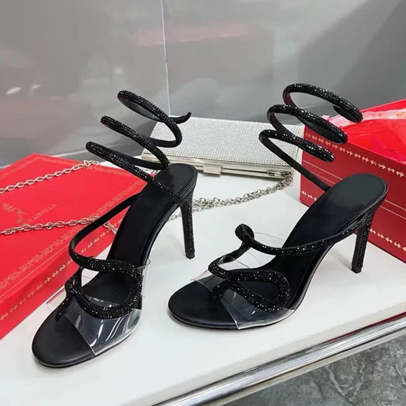 Black Magic Coil Heels